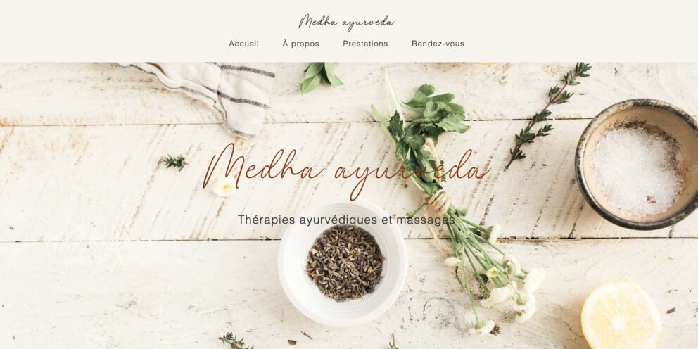 Site Web : Medha Ayurveda